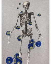 Etro Skeleton Tufted Cotton Jersey T Shirt