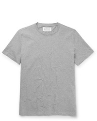 Maison Margiela Slim Fit Creased Cotton Jersey T Shirt