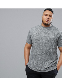 north 56 4 Sport T Shirt In Grey Marl With Cool Effect