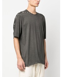 Isaac Sellam Experience Strap Detail Cotton T Shirt