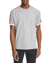 Thom Browne Stripe Cotton Pique T Shirt