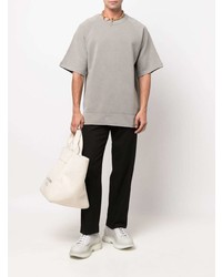 Jil Sander Structured Seam Detail T Shirt