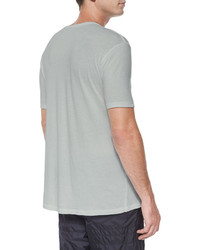 Alexander Wang T By Classic Short Sleeve Crewneck T Shirt Gray