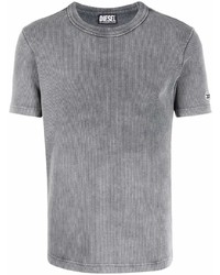 Diesel T Ruffle Ribbed T Shirt