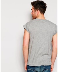 Esprit T Shirt With Rolled Sleeves