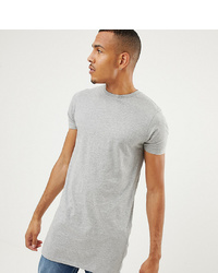ASOS DESIGN Tline T Shirt In Grey Marl
