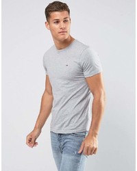 Tommy Jeans Tommy Hilfiger Denim T Shirt With Crew Neck In Gray