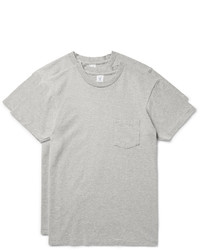 Velva Sheen Two Pack Cotton Blend Jersey T Shirts