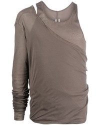 Rick Owens Ziggy Single Sleeve T Shirt