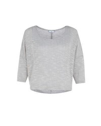 New Look Grey Wide Sleeve Cropped Jumper