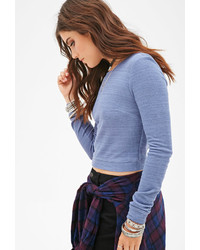 Forever 21 Waffle Knit Crop Top