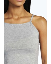 Boohoo Charlotte Spaghetti Strap Crop Top