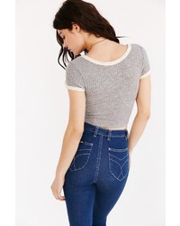 Truly Madly Deeply Cole Cropped Ringer Tee