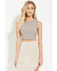 Forever 21 Contemporary Cutout Crop Top