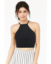 Truly Madly Deeply Cropped High Neck Tank Top