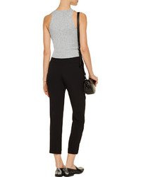 3.1 Phillip Lim Cropped Textured Stretch Knit Top