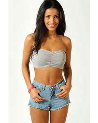 Boohoo Holly Ruched Front Bandeau