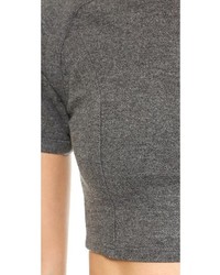 Shades Of Grey By Micah Cohen Crop Top