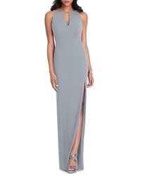 After Six Stretch Crepe Gown