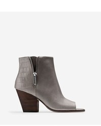Cole Haan Lundy Peep Toe Ankle Fashion Boots