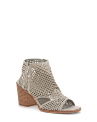 Grey Cutout Mesh Ankle Boots