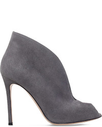 Gianvito Rossi Lombardy Suede Ankle Boots