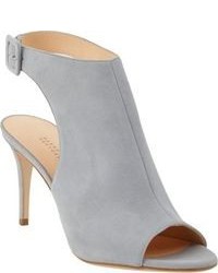 Barneys New York Open Toe Ankle Strap Bootie