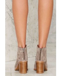 Jeffrey Campbell Cors Bootie Taupe Suede