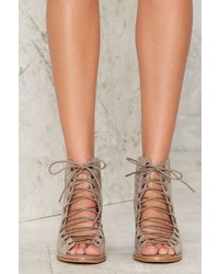 Jeffrey Campbell Cors Bootie Taupe Suede