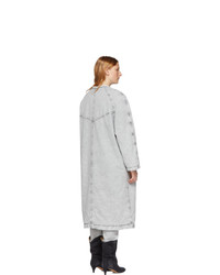 Isabel Marant Grey Kaleia Coat