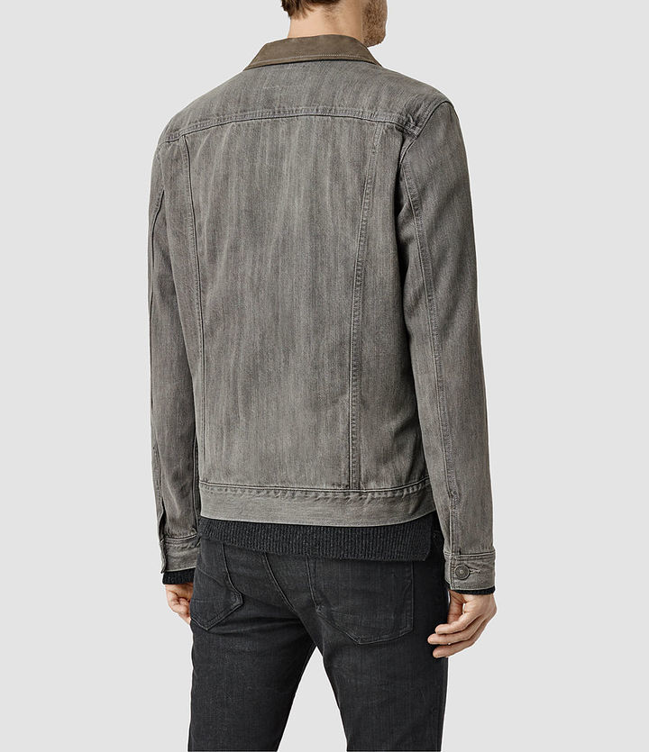AllSaints Hough Denim Jacket, $230 | AllSaints | Lookastic