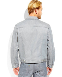 Grey Relaxed Fit Denim Jacket