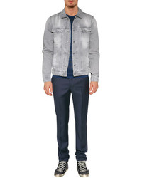 7 For All Mankind Seven For All Mankind Denim Jacket In Cloudsdriver