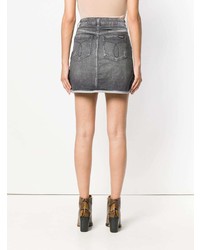 Calvin Klein Jeans A Line Denim Mini Skirt