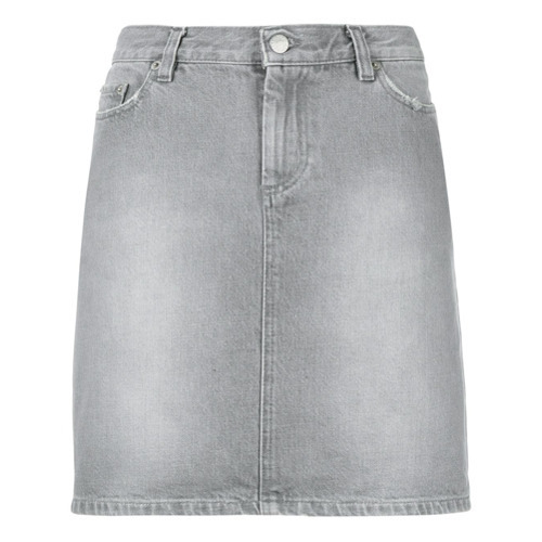 denim skirt grey