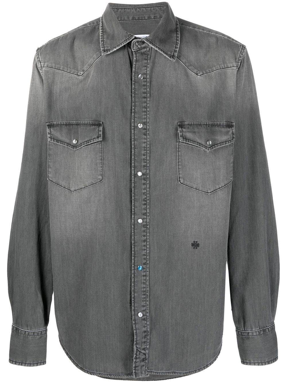 Jacob Cohen Button Up Denim Shirt, $339 | farfetch.com | Lookastic