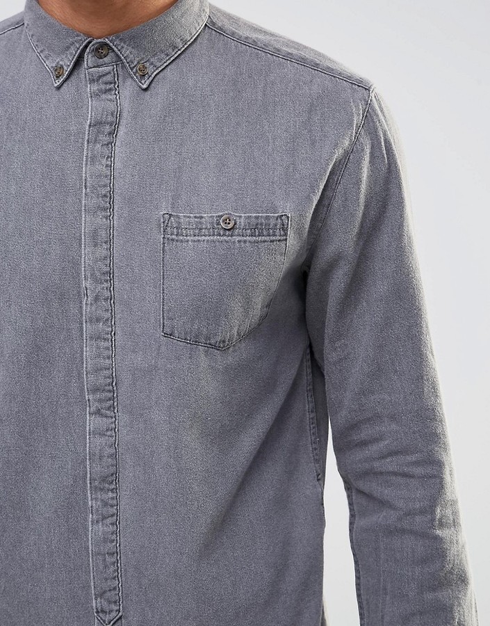 Ottolinger - Oversized Denim Shirt | HBX - Globally Curated Fashion and  Lifestyle by Hypebeast