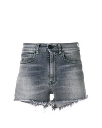 Marcelo Burlon County of Milan Fitted Denim Shorts