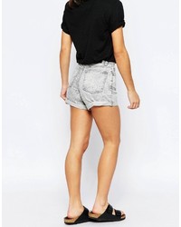 Waven Petite Inga Denim Shorts