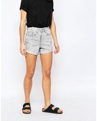 Waven Petite Inga Denim Shorts