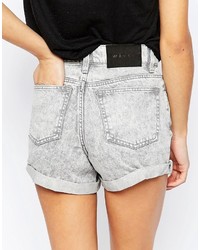 Waven Petite Inga Denim Shorts