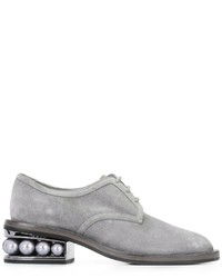 Grey Derby Shoes