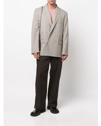 Lemaire Buttoned Up Double Breasted Blazer