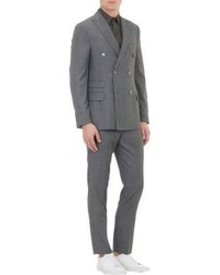Officine Generale Double Breasted Sportcoat Grey