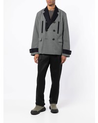 Sacai Panelled Double Breasted Blazer