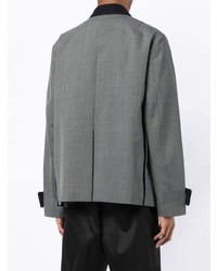 Sacai Panelled Double Breasted Blazer