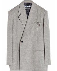 Off-White Paperclip Double Breasted Blazer