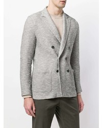T Jacket Textured Jersey Double Breasted Jacket
