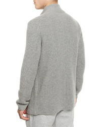 Brunello Cucinelli Double Breasted Shaker Knit Cashmere Cardigan