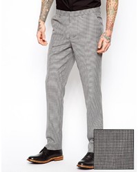Asos Brand Slim Fit Suit Pants In Mini Check